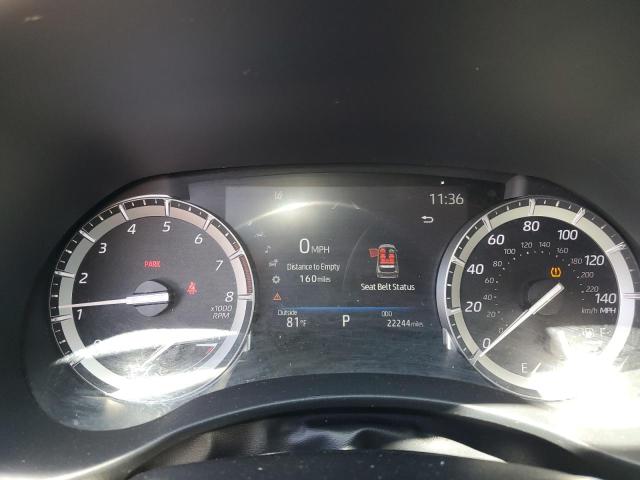 5TDHZRBH7NS195194 - 2022 TOYOTA HIGHLANDER XLE BLUE photo 9