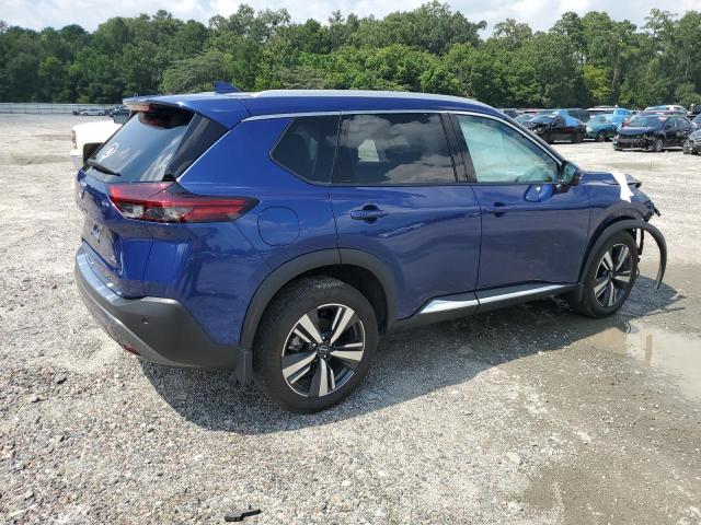 5N1BT3CA9NC717326 - 2022 NISSAN ROGUE SL BLUE photo 3