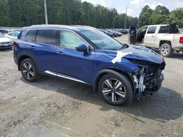 5N1BT3CA9NC717326 - 2022 NISSAN ROGUE SL BLUE photo 4