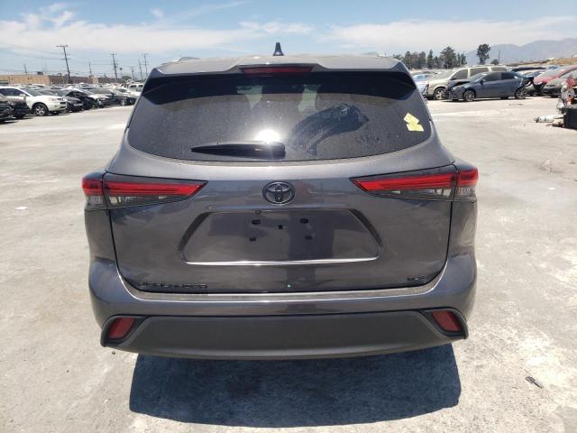 5TDHZRAH8NS548236 - 2022 TOYOTA HIGHLANDER XLE Grau Foto 6