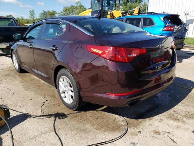 5XXGM4A74DG130678 - 2013 KIA OPTIMA LX MAROON photo 2