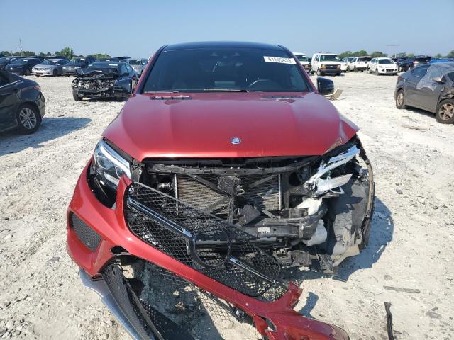 4JGED6EB4GA042503 - 2016 MERCEDES-BENZ GLE COUPE 450 4MATIC RED photo 5