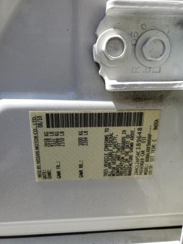 1N4CL2AP5AC189648 - 2010 NISSAN ALTIMA HYBRID WHITE photo 12