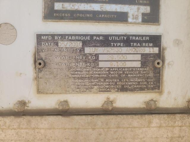 1UYVS2530AM092611 - 2010 UTILITY TRAILER WHITE photo 10