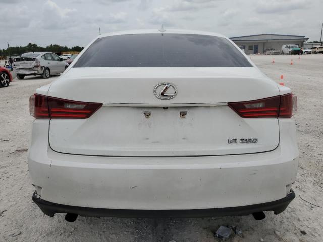 JTHBF1D26F5082187 - 2015 LEXUS IS 250 WHITE photo 6