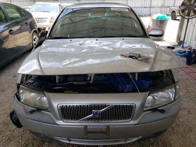 YV1TS90D211206697 - 2001 VOLVO S80 T6 EXECTUVIE SILVER photo 5