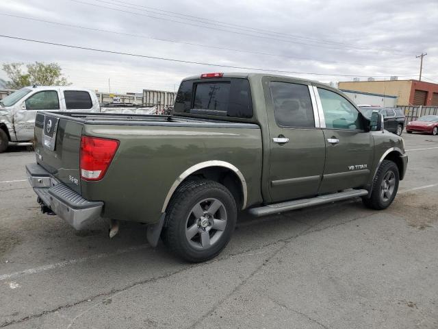 1N6AA07A55N513154 - 2005 NISSAN TITAN XE GREEN photo 3