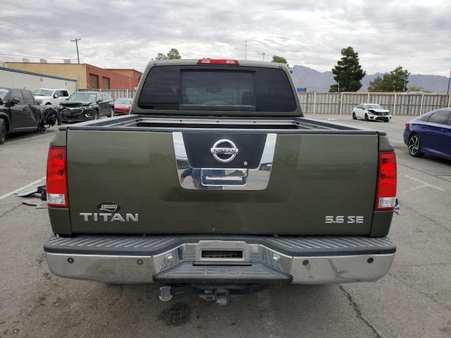 1N6AA07A55N513154 - 2005 NISSAN TITAN XE GREEN photo 6