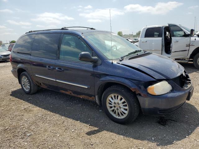 2C4GP54L34R576446 - 2004 CHRYSLER TOWN & COU TOURING BLUE photo 4