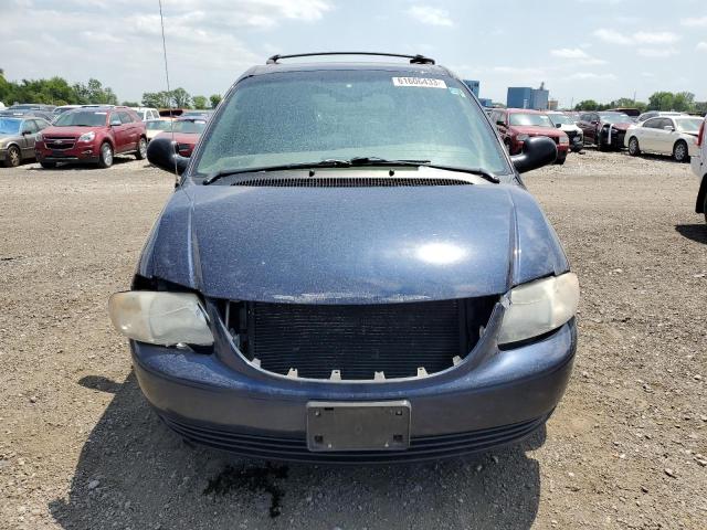 2C4GP54L34R576446 - 2004 CHRYSLER TOWN & COU TOURING BLUE photo 5