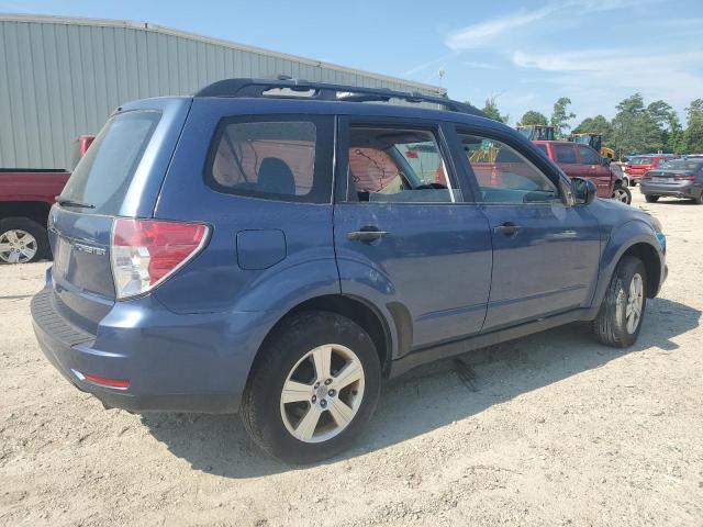 JF2SHABC8BH752744 - 2011 SUBARU FORESTER 2.5X BLUE photo 3