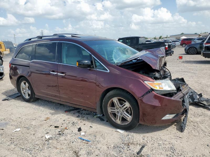 5FNRL5H90CB046092 - 2012 HONDA ODYSSEY TOURING MAROON photo 4