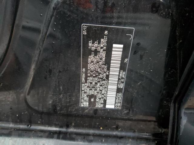 JTLZE4FE6CJ022557 - 2012 TOYOTA SCION XB 黑色 照片 12