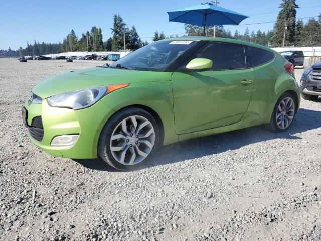 KMHTC6AD4CU026389 - 2012 HYUNDAI VELOSTER GREEN photo 1