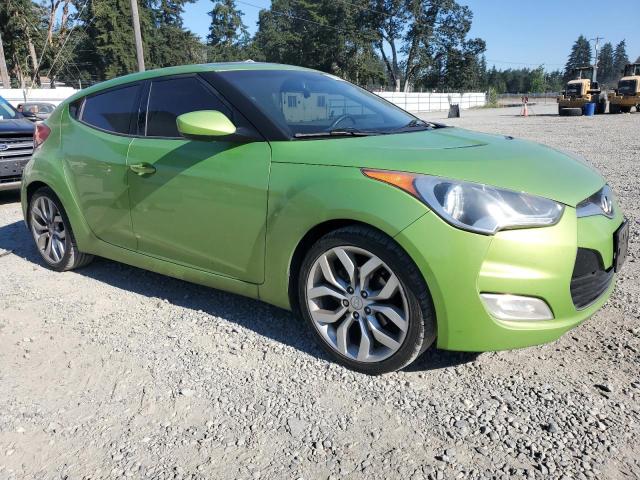 KMHTC6AD4CU026389 - 2012 HYUNDAI VELOSTER GREEN photo 4