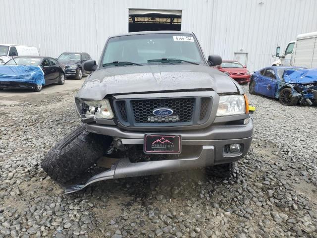 1FTYR44U45PA18898 - 2005 FORD RANGER SUPER CAB GRAY photo 5