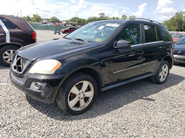 4JGBB8GB7BA636156 - 2011 MERCEDES-BENZ ML 350 4MATIC BLACK photo 1