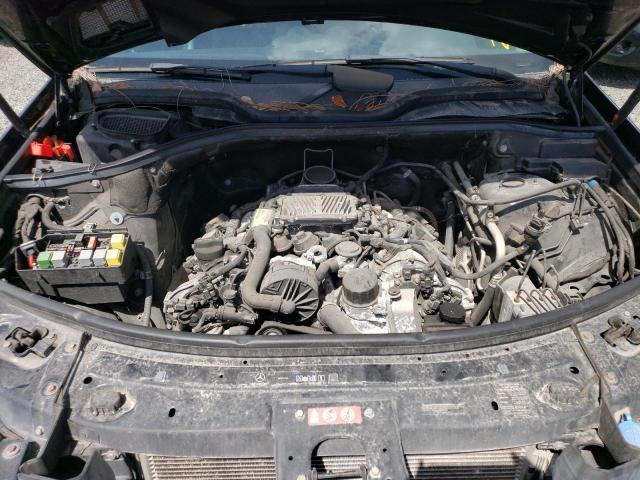 4JGBB8GB7BA636156 - 2011 MERCEDES-BENZ ML 350 4MATIC BLACK photo 12