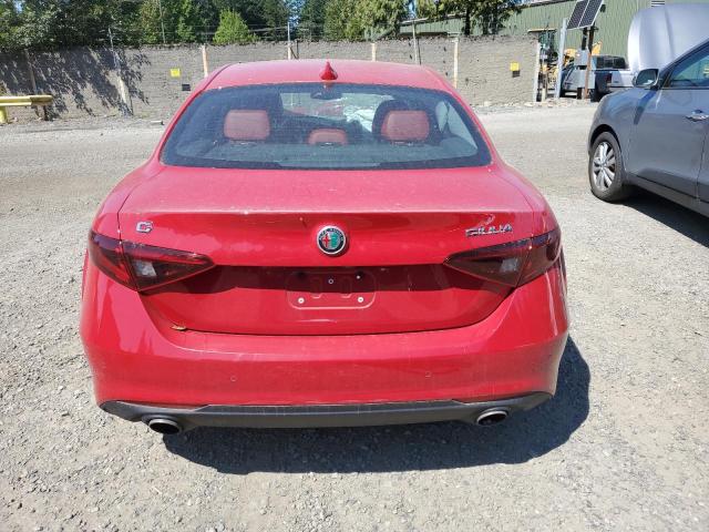 ZARFAECN3J7579852 - 2018 ALFA ROMEO GIULIA TI RED photo 6