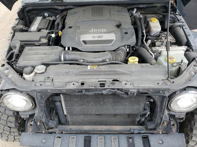 1C4HJWEG8HL640282 - 2017 JEEP WRANGLER U SAHARA GRAY photo 12