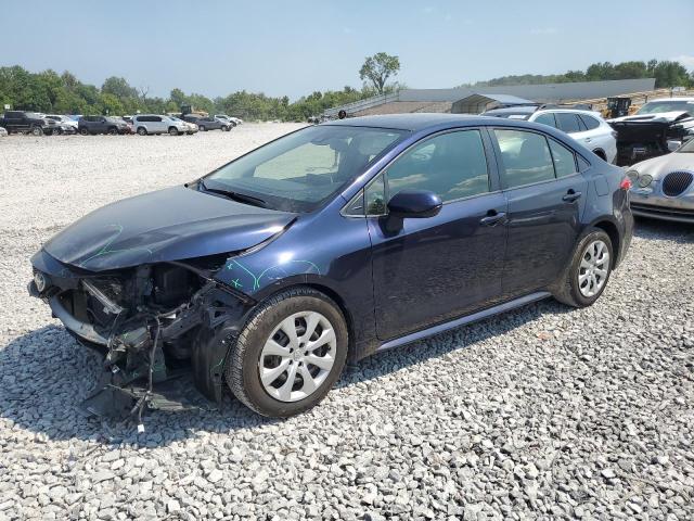 JTDEPMAE0MJ137927 - 2021 TOYOTA COROLLA LE BLUE photo 1