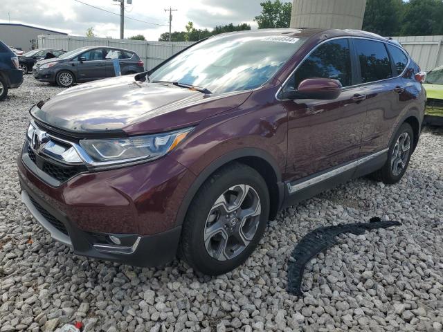 7FARW2H86JE103409 - 2018 HONDA CR-V EXL MAROON photo 1