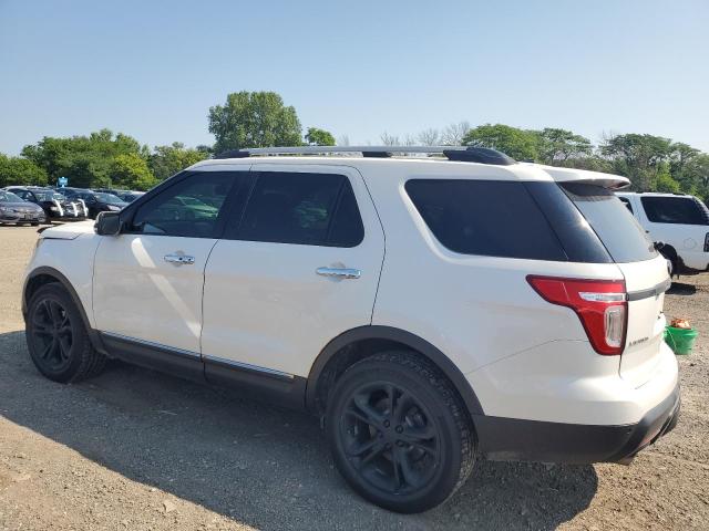 1FM5K8F87DGA07970 - 2013 FORD EXPLORER LIMITED WHITE photo 2