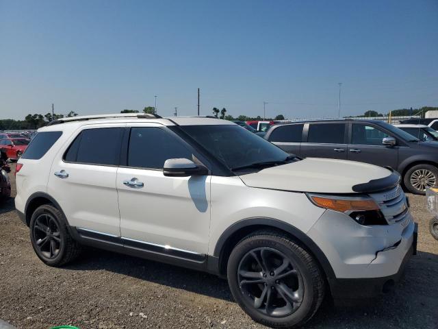 1FM5K8F87DGA07970 - 2013 FORD EXPLORER LIMITED WHITE photo 4