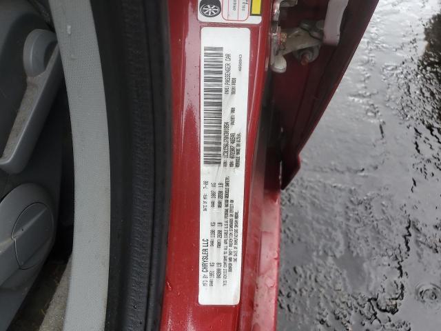 1C3LC56J78N301854 - 2008 CHRYSLER SEBRING TOURING Rot Foto 12