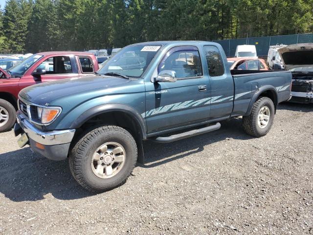 4TAWN74NXTZ145939 - 1996 TOYOTA TACOMA XTRACAB SR5 GREEN photo 1