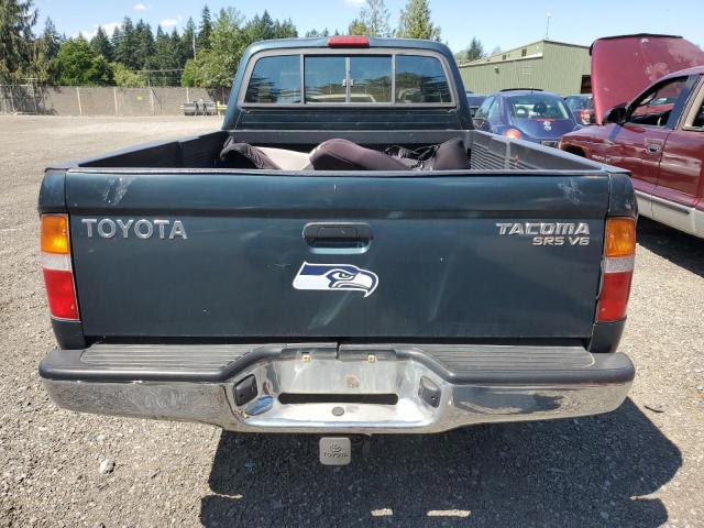 4TAWN74NXTZ145939 - 1996 TOYOTA TACOMA XTRACAB SR5 GREEN photo 6