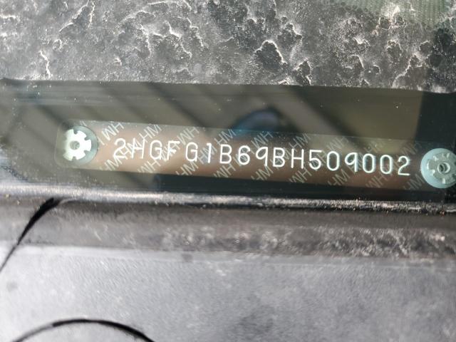 2HGFG1B69BH509002 - 2011 HONDA CIVIC LX 黑色 照片 13