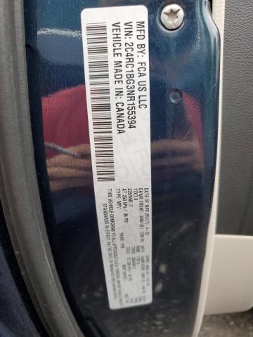 2C4RC1BG3NR155394 - 2022 CHRYSLER PACIFICA TOURING L BLUE photo 13