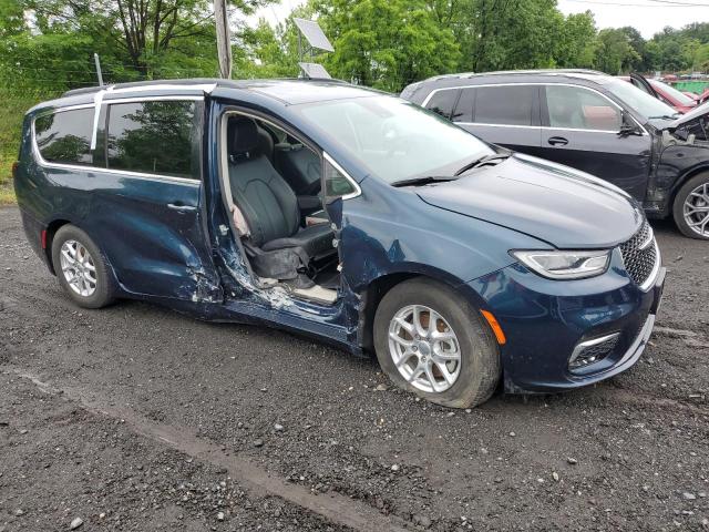 2C4RC1BG3NR155394 - 2022 CHRYSLER PACIFICA TOURING L BLUE photo 4