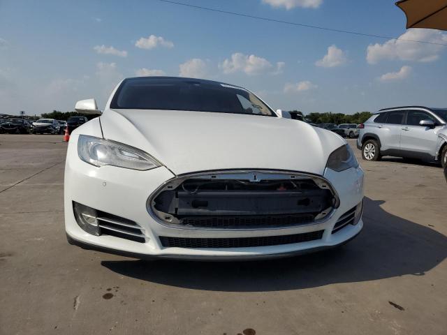 5YJSA1DN9DFP26187 - 2013 TESLA MODEL S WHITE photo 5