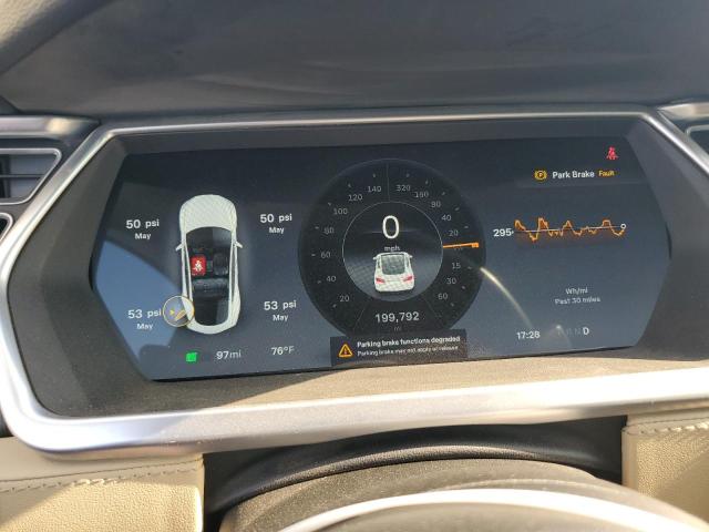 5YJSA1DN9DFP26187 - 2013 TESLA MODEL S თეთრი ფოტო 9