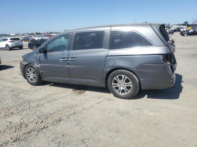 5FNRL5H65DB015041 - 2013 HONDA ODYSSEY EXL GRAY photo 2