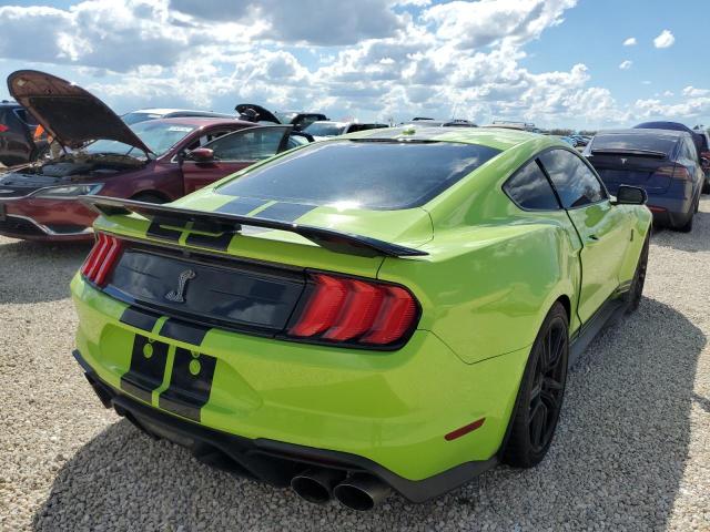 1FA6P8SJ4L5500041 - 2020 FORD MUSTANG SH GREEN photo 4