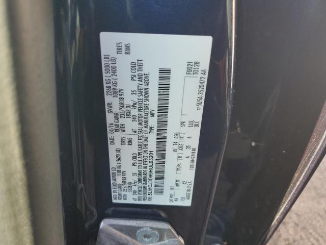 5LMCJ3D99HUL03201 - 2017 LINCOLN MKC RESERVE ლურჯი ფოტო 13