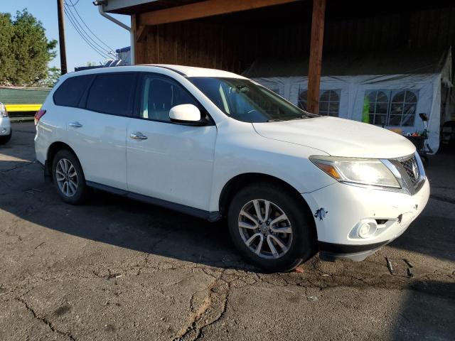 5N1AR2MM2EC726768 - 2014 NISSAN PATHFINDER S WHITE photo 4