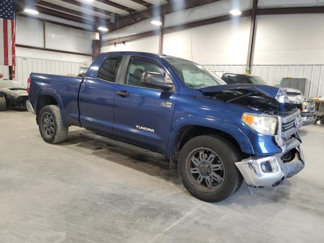 5TFRY5F15EX167126 - 2014 TOYOTA TUNDRA DOUBLE CAB SR/SR5 BLUE photo 4