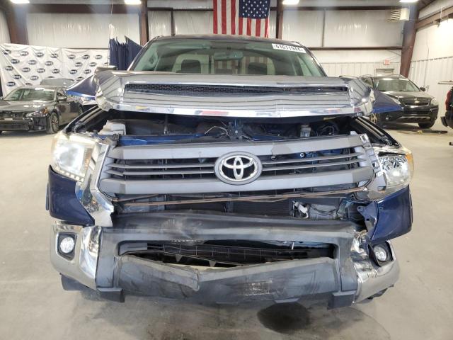 5TFRY5F15EX167126 - 2014 TOYOTA TUNDRA DOUBLE CAB SR/SR5 BLUE photo 5