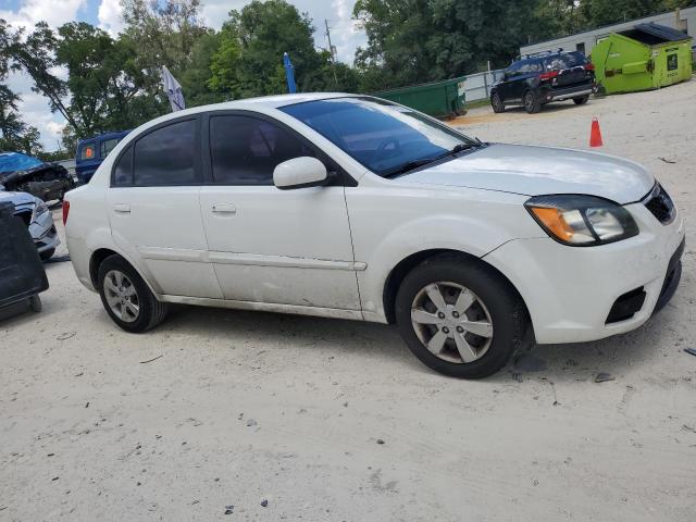 KNADH4A39A6687940 - 2010 KIA RIO LX WHITE photo 4