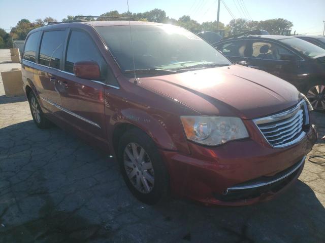 2C4RC1BG8DR570645 - 2013 CHRYSLER TOWN & COU TOURING RED photo 1