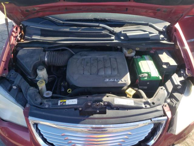 2C4RC1BG8DR570645 - 2013 CHRYSLER TOWN & COU TOURING წითელი ფოტო 7