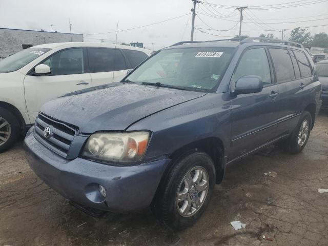 JTEHP21A070187716 - 2007 TOYOTA HIGHLANDER SPORT BLUE photo 1