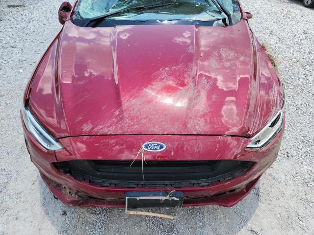 3FA6P0SU7HR313621 - 2017 FORD FUSION TITANIUM PHEV 勃艮第红 照片 11
