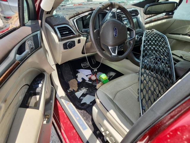 3FA6P0SU7HR313621 - 2017 FORD FUSION TITANIUM PHEV 勃艮第红 照片 8