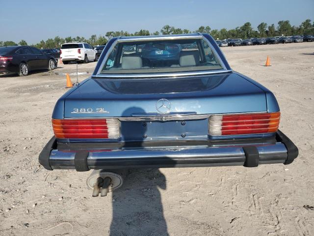 WDBBA45A8CB015190 - 1982 MERCEDES-BENZ 380 SL BLUE photo 6