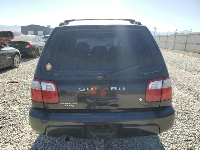 JF1SF65682H705307 - 2002 SUBARU FORESTER S BLACK photo 6